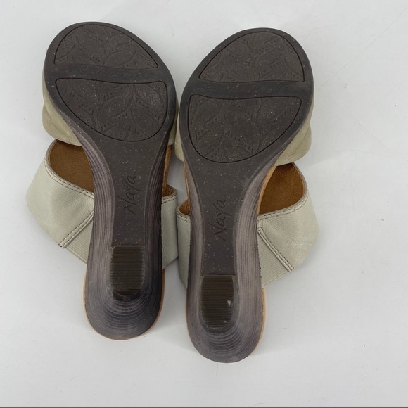 Naya Two tone Heeled Sandals leather - Picture 6 of 8